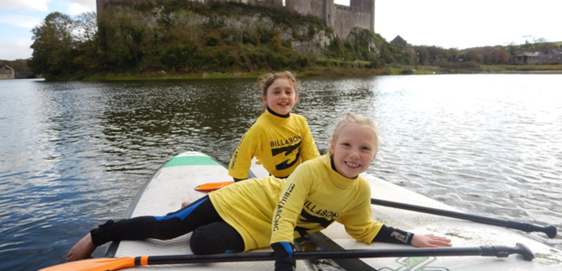 paddle boarding in Pembroke Pembrokeshire